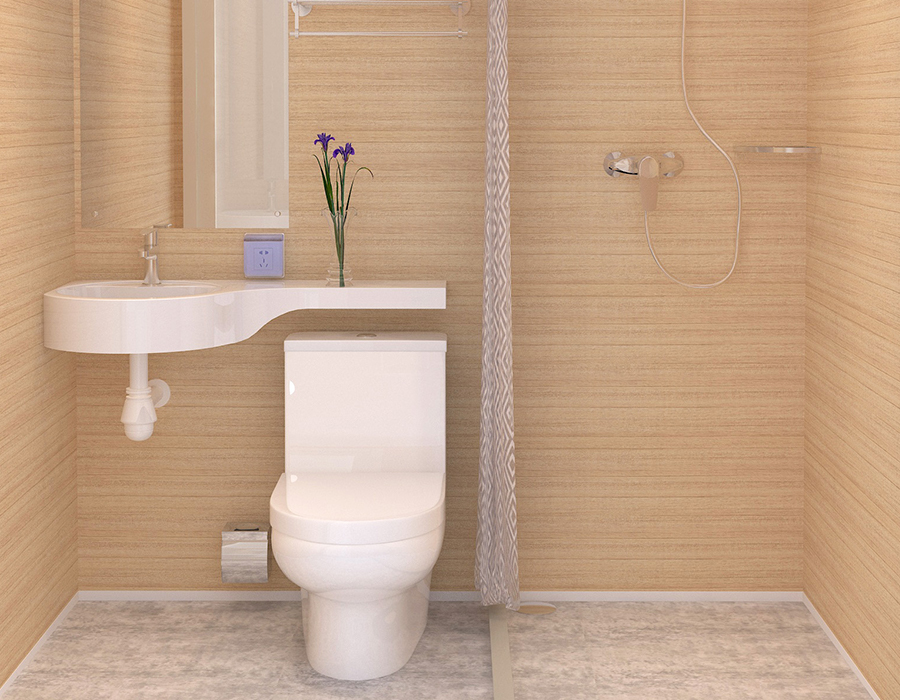 All-Panel PEC Resin Fiber Modulárna kúpeľňa